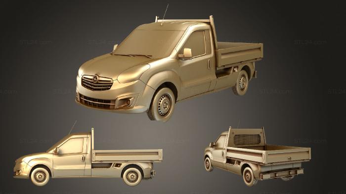 Автомобили и транспорт (Комбинированный Самосвал Opel, CARS_2910) 3D модель для ЧПУ станка